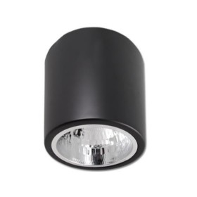 LED surface downlight 1 x LED E27  Ø132 x 152mm black