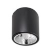 Abcled.ee - LED surface downlight 1 x LED E27 Ø132 x 152mm black