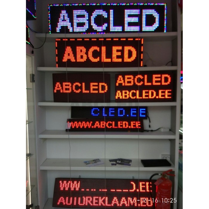 Abcled.ee - LED Screen 160x960mm P10 DIP White HD-S61 USB 12V