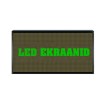 LED Tabloo 160x320mm P10 DIP Green HD-S61 USB IP20 + temperatuuri andur