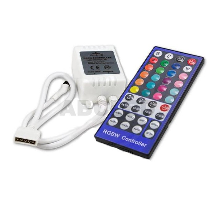 Abcled.ee - LED RGBW controller 8A IR with remote controller