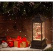 LED Christmas lantern Santa with batteries
