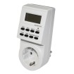Electronic digital socket timer 7D Schuko IP20 16A 230V