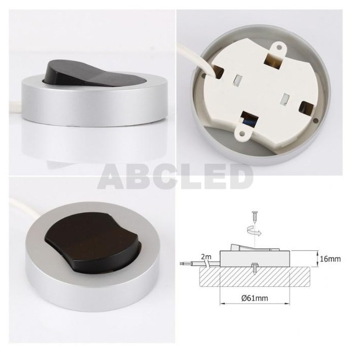 Abcled.ee - Furniture switch surface WM230 Max. 2,5A
