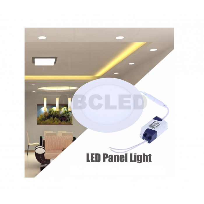 Abcled.ee - LED panel light round recessed 9W 4000K 720Lm IP20