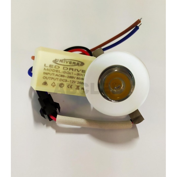 Abcled.ee - Led downlight SPOT recessed 3W 3000K 220V