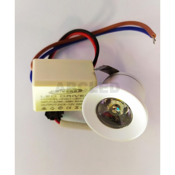 Abcled.ee - Led downlight SPOT recessed 3W 3000K 220V