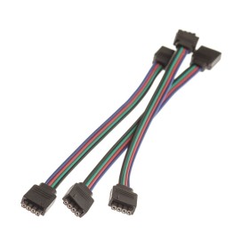 4-контактный кабель с двумя разъемами RGB  15 см