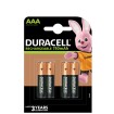Батарейки аккумуляторные Duracell RECHARGE AAA / HR03 / DC24000, 1.2V, 750mA
