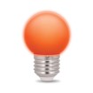 LED лампочка E27 G45 2W Оранжевая 230V Forever light