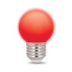 LED Bulb E27 G45 2W Red 230V Forever light
