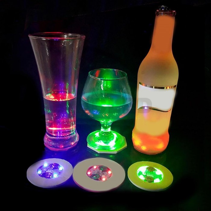 Abcled.ee - LED plate for bottles and glasses green 3 programs