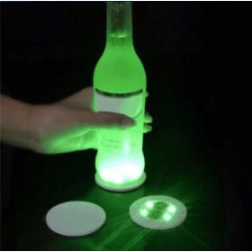 LED plate for bottles and glasses green 3 programs