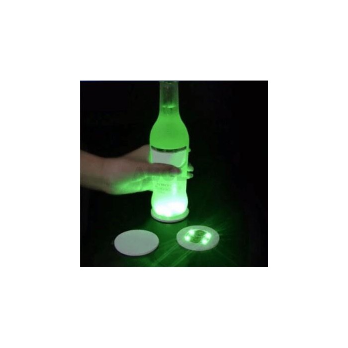 Abcled.ee - LED plate for bottles and glasses green 3 programs