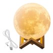 Abcled.ee - Kuulamp 3D Moon Luna USB puldiga