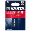Батарейка Varta Longlife Max Power 9V MN1604 6LR61 4722