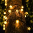 Abcled.ee - LED Jõulutuled PALLID 24mm päikesepatareiga 20led