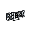 Abcled.ee - Led digital clock with black casing 6000K LED