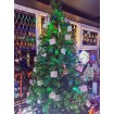 Christmas tree with cones 210cm