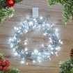 Led Christmas lights 200led 12m COLD  with controller connectable