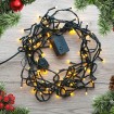 Led Christmas lights 100Led 8m YELLOW  with controller connectable
