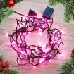 Abcled.ee - LED jõulutuled 100led 6.5m ROOSA kontrolleriga