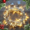 LED Christmas lights Crystal 100led 10m WARM with controller connectable 230V
