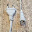 Power cord for Christmas lights PROF 1,5m IP65 white