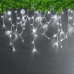 LED curtains ICICLE 100led COLD 4x0.6m with controller connectable 230V