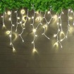 LED curtains ICICLE 300led WARM 9.6x0.6m with controller connectable 230V