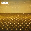 LED Net lights WARM 100led 1.5x1.5m with controller connectable 230V