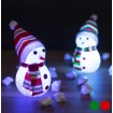 LED light colorful snowman Merry Christmas! 13cm