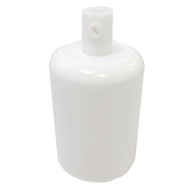 Metal bulb holder E14 white