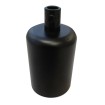 Metal bulb holder E14 black