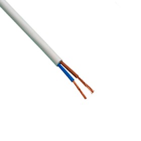 LED кабель медный 2x0.50mm² Белый