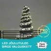LED flash string Christmas lights PRO COLD 200LED 24m IP65 230V