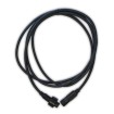 Quick-connect power cord extension 2.5m black for Christmas lights IP65 PRO