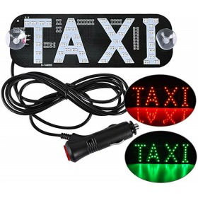 LED SMD display TAXI red/green 12V car
