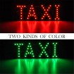 Abcled.ee - LED SMD tabloo TAXI punane/roheline 12V autosse