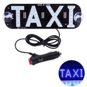 LED SMD дисплей TAXI синий 12V для авто