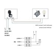 Abcled.ee - PIR motion sensor wall mounted 180° Max 8m