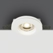 Abcled.ee - Recessed round lamp GYPSUM white GU10