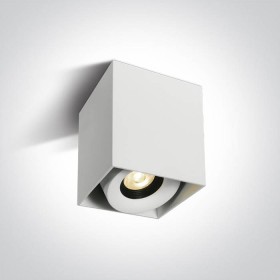 LED накладной квадратный светильник регулируемый белый 8W WW 36deg IP20 230V DIM