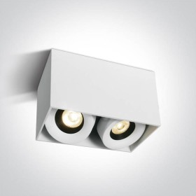 LED накладной светильник регулируемый прямоугольный белый 2X8W WW 36deg IP20 230V DIM