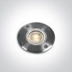 Recessed lamp holder round GU10 IP67 Stainless steel