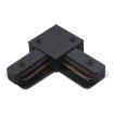 Abcled.ee - L-connector for track rails HQ series 1-phase black