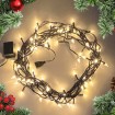 LED Christmas lights TING 100led 8m WARM with controller connectable 230V