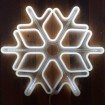 LED snowflake 60cm white Pixel 230V