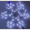 LED white snowflake 60cm IP65 blue flickering