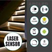 Wifi SmartStair V4 controller 16-steps for stairs light 12-24V LASER Sensor
